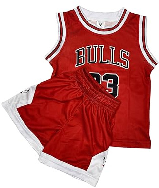 Kids Boys Basketball Kit - 2-Piece Tank Top and Shorts Set, Sleeveless Training Jersey, Gifts for 2-14 Years Old Child