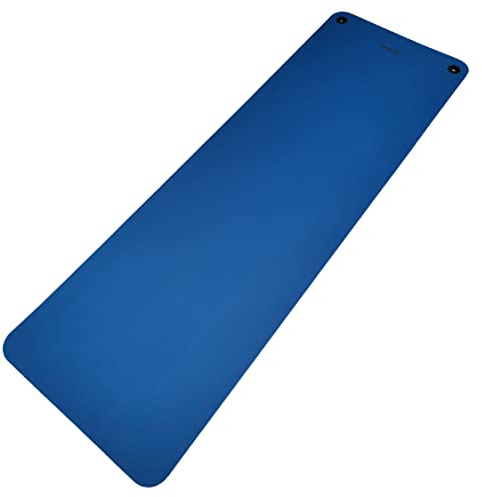 AMAYA SPORT Colchoneta Caucho, Colchoneta Antideslizante Cómoda, Colchoneta para Entrenar en Casa o Gimnasio, Colchoneta Pilates o Yoga (180 x 58 x 1, Azul)