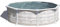 Piscina Gre KITPR458N Groenlandia. - Piscina fuori terra in acciaio, rotonda con aspetto nordico. Piscina scomponibile per Giardino. 460 x 132 cm