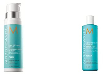 Moroccanoil Locken Definierende Crème, 250ml & Regenerierendes Shampoo 250 ml