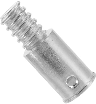 GAROZATION Gewindespitze Aus Aluminiumlegierung 19mm Durchmesser Metall Gewindeende Für Besenstiele Vielseitiger Stieladapter Mit Einfachem Anschluss Langlebig Für Haushalt Büro Und Reinigungsgeräte