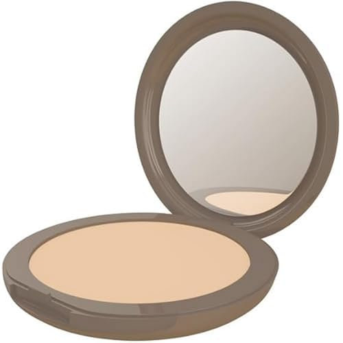 Neve Cosmetics fondotinta compatto con specchietto incorporato Flat Perfection levigante, coprenza media | Light Warm