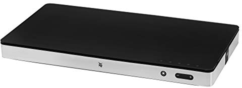 WMF Ambient Kühl-& Warmhalteplatte elektrisch, Wärmeplatte, zum Wärmen und Kühlen von Speisen, 270 Watt, Ambient Light, Glasoberfläche