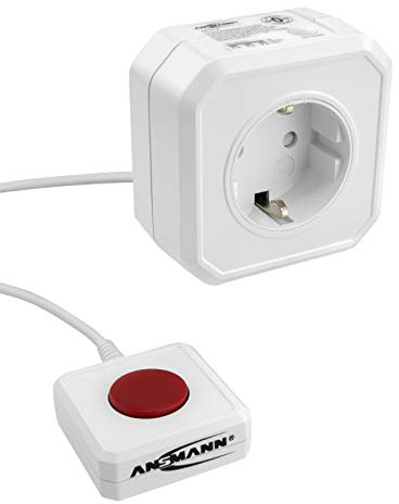 ANSMANN Adaptateur de Prise à économie d'énergie AES3.2, Prise de Courant commutable programmable pour PC, Ordinateur & Accessoires PC, Montage sans Effort