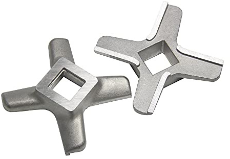 2pcs Meat Grinder Knife #8 Mincer Blade Spare Parts KW714431 658522 for Kenwood AT950 MG450 470 476 480 510 Kitchen Appliance