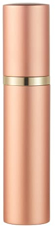 AsaNana 9ML Parfümzerstäuber nachfüllbar, Befülltechnik ohne Trichter leer Parfüm Zerstäuber Sprühflasche für Reise Handtasche unterwegs(Rose gold)