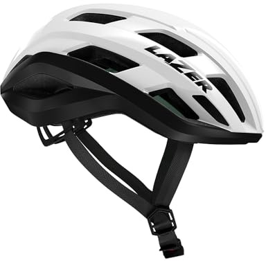 LAZER Strada KinetiCore Bike Helmet, Lightweight Bicycling Gear for Adults, Men & Women’s Cycling Head Gear, White, Small