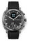 Pininfarina Senso Sport Hybrid Smartwatch - Analoge Uhr mit FKM Armband, Digitalanzeige & Fitness Tracker für Schritte, Kalorien & Schlaf - Kompass & GPS Tracking - Schiefergrau