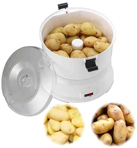 Machine À Éplucher L'ail Commerciale Machine à éplucher l'ail électrique, éplucheur rotatif automatique, éplucheur de pommes de terre électrique, éplucheur de pommes de terre électrique à un