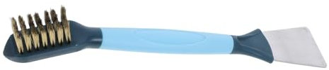 ULTECHNOVO Crevice Cleaning Brush Set Mit Schaber Multifunktionale Bürste Für Küche Bad Und Garage Robuste Borsten Für Effektive Reinigung Von Gasherd Ecken Und Fugen Blau