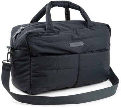 Done by Deer Wickeltasche Kinderwagen - Windeltasche - Kinderwagentasche mit Wickelunterlage, Schulterriemen, Tragegriffen & Kinderwagen-Haken - aus Recyceltem Polyester - 41 x 21 x H 29 cm - 24 L
