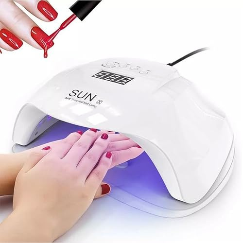 LAMPADA UNGHIE UV LED 54W PER GEL ESTETISTA LAMPADA UNGHIE PROFESSIONALE SUN X