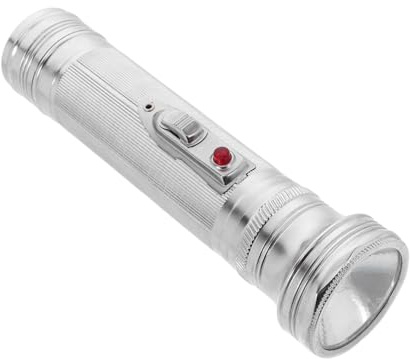 IWOWHERO Torce Elettrica Vintage in Metallo Torcia Portatile Vecchio Stile Torcia LED Batterie Decorazioni per Interni Forniture per Feste Retrò per Foto Stili multipli