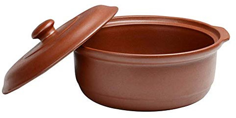 Casserole with Lid Slow Cooker Iron Dutch Oven Non-Stick Cookware Plate Roast Cooker forKitchen-1.5L ()