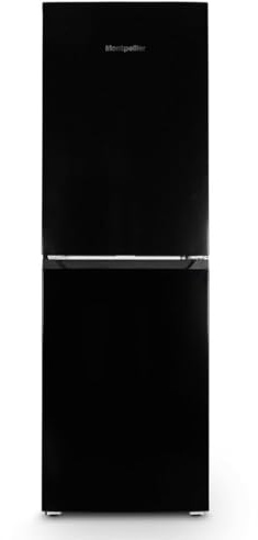 Montpellier MNF167EBK 50/50 Split Black No Frost Fridge Freezer