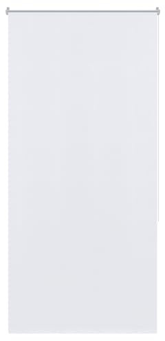 Aufun Verdunkelungsrollo Thermorollo Seitenzugrollo Seitenzug Klemmrollo ohne Bohren Klemmfix (80 x 210 cm, Weiß)
