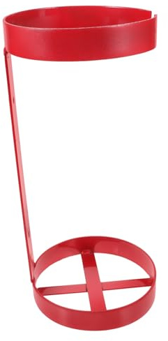 FUTUREORYY Support D'extincteur en Métal Robuste 5-6 Kg, Double Anneau, Compatible Bateau Et Voiture, Fixation Murale Pratique Et Sécurisée,
