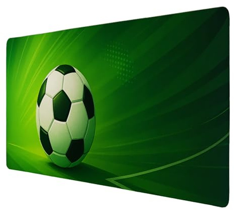 Fußball Schreibtischunterlage 89x40cm XXL Mauspad für Sportfans und Büros Lustige Tischunterlage für Fußballfans