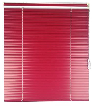 LRYELWA Aluminium Jalousie,25mm Lamellenrollo,Sichtschutz,Lichtschutz,Blendschutz,Sonnenschutz Alu-Jalousetten für Fenster Türen Haus und Büro,Alle Montage-Teile inklusive (90cm x 150cm)
