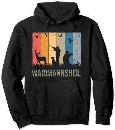 Waidmannsheil Jagdbekleidung Jagd Drückjagd Treibjagd Jäger Pullover Hoodie