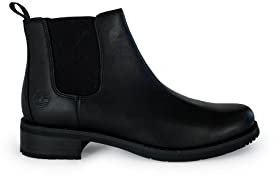 Timberland - Chelsea läderstövlar för kvinnor, Svart, 36 EU Stretta
