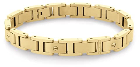 Tommy Hilfiger Jewelry Pulsera de Eslabones para Hombre en Oro Amarillo - 2790395