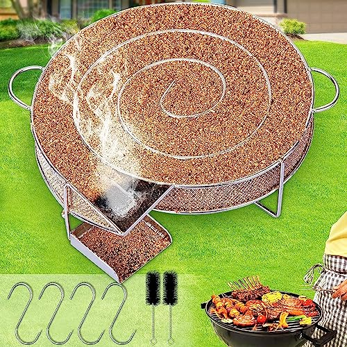 Generatore di fumo a freddo, per affumicatura a freddo in acciaio inox, generatore di fumo a freddo con spazzola e gancio, affumicatore freddo adatto per tutti gli affumicatori barbecue