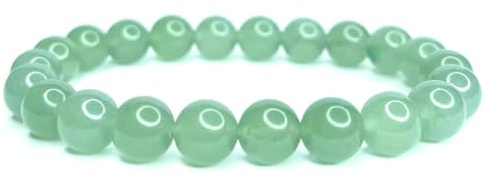 Grön aventurin armband natursten pärlor storlek 8 mm fina och ädelstenar armband dam smycken mineraler gåva wellness födelsedagspresent dam och herr, Taille unique, Halvädelstenar, Rosa kvarts