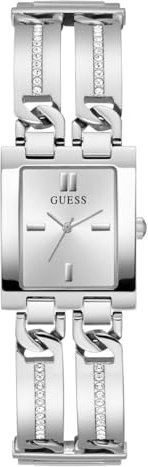 GUESS Armbanduhr GW0668L1, Silber, Klassisch