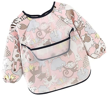 VICASKY Praktisches Baby-lätzchen mit Ärmeln -überkleidung Größe 110 Pflegeleicht Bequeme Passform