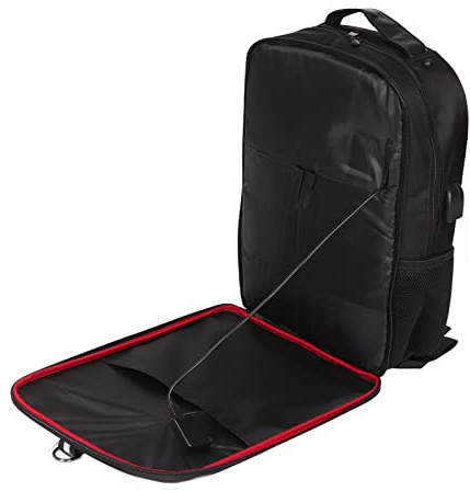 Bewinner Mochila Solar, Mochila Impermeable de Energía Solar de 14 W con Puerto de Carga USB, Tela Recubierta de PVC, para Viajes