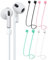 MOPZIJA 4 Piezas Magnéticas Cordón Auriculares Inalámbricos, Deporte Correa de Cordón para Auriculares Silicona Suave Correas Antipérdida Compatibles con AirPods Pro 1 2 3, accesorios，Universal