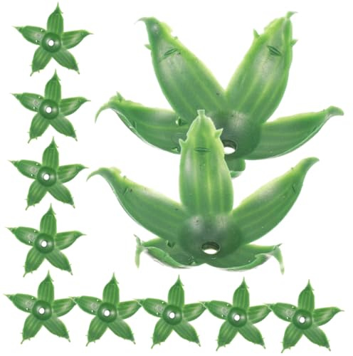 Ciieeo 120pièces Calices Artificiels Plastique pour Fleur DIY Sépales De Rose Simulés pour Décoration Maison Et Accessoires Floraux Matériau Plastique Léger