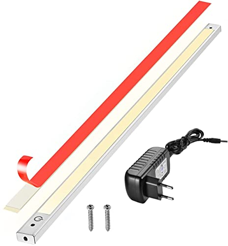 phonar Led Unterbauleuchte Küche 60cm - Küchenunterbauleuchte in warmweiss I Einfache Montage I Inklusive Zubehör I 3000K Warmweiß