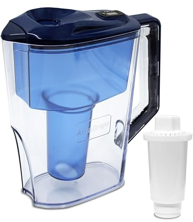 Water Filter Pitcher, Alkaline Water Pitcher，Water Alkaline Filter Pitcher -7 Stage Ionizer Filtration System to Purify and Increase PH Levels - Clean, Refreshing Water, 10 Cup Pitcher，BPA free