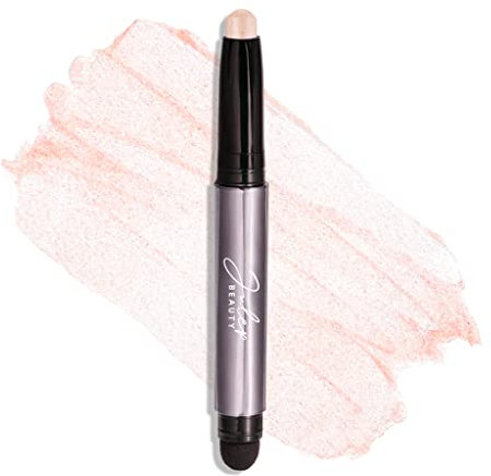 Julep Eyeshadow 101 Crème to Powder Waterproof Glitter Eyeshadow Stick, Blush Pink Sheer Metallic