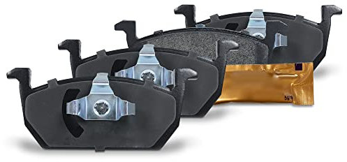 BESTPRICE Bremsbelagsatz Vorderachse, Bremsbeläge Bremsklötze vorne, 4 Stück