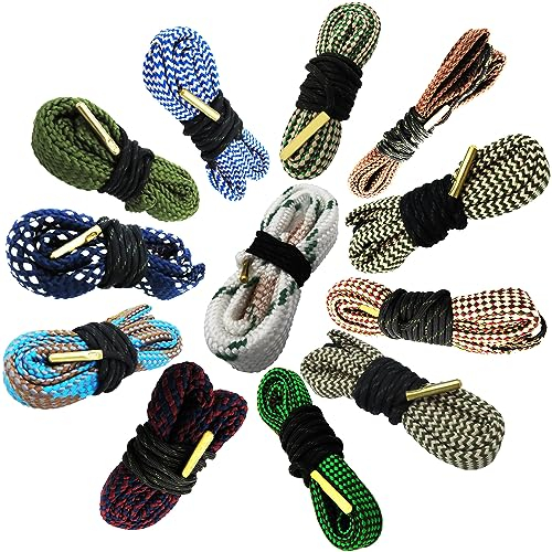 Royal Hunter ® – Boresnake – Kaliber .17 / .177-4,5mm- Laufreinigungsschnur und Laufreiniger für Gewehre und Pistolen für Ihre Waffenpflege Ɩ Bore Snake mit integrierter Messingbürste