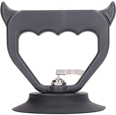 Dellenzieher-Saugnapf, Schwarzer Gummi, Ergonomischer Griff, Robust, Einfache Bedienung, Auto-Dellen-Saugnapf, ABS-Gehäuse für Glas und Granit (Große Größe)