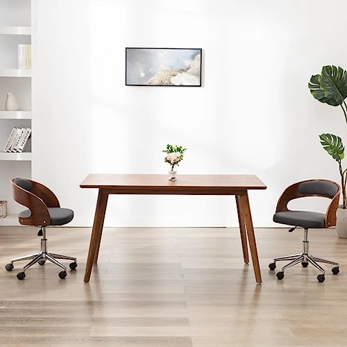 DYRJDJWIDHW stühle,esszimmerstuhl,essstühle,Dining Chair,schmale stühle,Esszimmerstuhl Drehbar Grau Bugholz und Stoffessstuhl,besucherstuhl,wartezimmer stühle,Bequeme stühle,