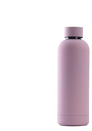 MOOWI Mug Bouteille Portable en Acier Inoxydable sous Vide, exquise, Bouteille d'eau for Sports de Plein air, Tasse de Boisson, Tasse de Voyage Tasses à Thé (Color : Pink)