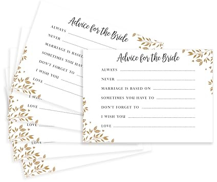 Manta Makes Hen Party Accessories, Advice for the Bride Cards, Hen do Accessories, Hen Party Games for Adults Classy, Hen do Games, Hen Night Accessories, Fun Hen Party Card Games (20 G Advice Cards)