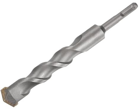 1pcs 200mm Long SDS Plus Rotary Hammer Drill Bit, Diameter 8/10/12/14/16/18/20/22/25mm Masonry Drill Bit Carbide Tip Impact Drill Bits U-Flute SDS-Plus Drill Bits(18mm)