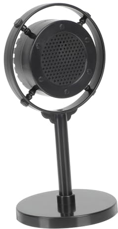 ibasenice 3pcs Vintage Microphone Prop Model Realistic Retro Mic for Stage Parties and Home Decoration Lightweight and Design for Fun