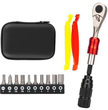 GAOINTELL Juego de llaves hexagonales para bicicleta, juego de llaves de tubo, herramienta de reparación de bicicletas, reparación rápida, duradera