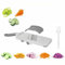 Handheld Mandoline Slicer, Adjustable Slicing Thickness & Julienne Sizer, Mandoline Vegetable Slicer,Onion/Potato/Tomato Salad Food Slicer with Hand Guard, Kitchen Helper for Home Chefs.