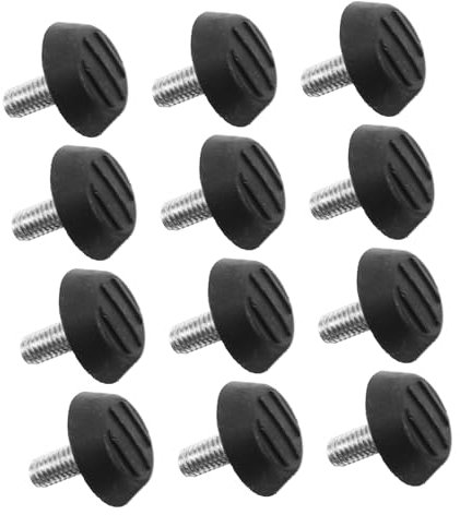 Patins de Nivellement Réglables M16x15 Antidérapants pour Chaises et Tables