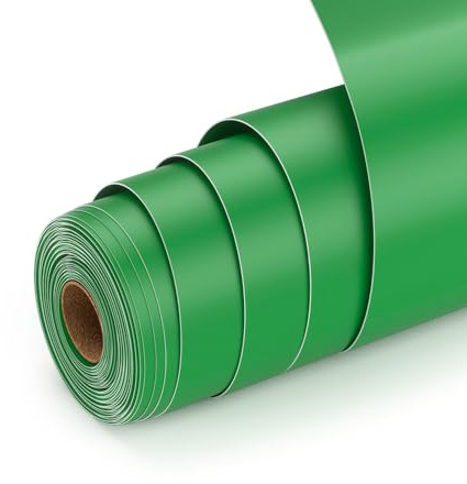 UIOK Vinile Adesivo, Matte Verde Vinile 30,5 x 914,4 cm Vinil Permanente Adesivo per Cricut, Rotolo Pellicola in Verde Vin-ile Plotter Regali Fai Da Te, Tazze, Plastica