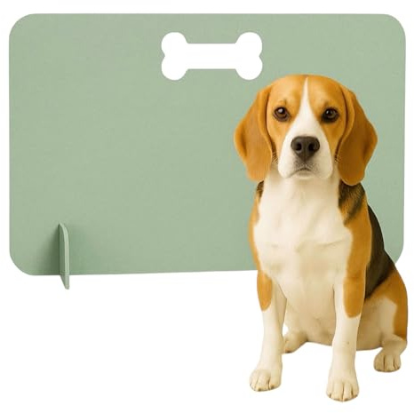 WOODICA Green Stopper Barrier – Freestanding Dog Stopper for Stairs | Dog Barrier Gate | Portable Wooden Pet Stopper | Puppy Gate for Stairs Indoor | No Drilling Required (51cm x 75cm)