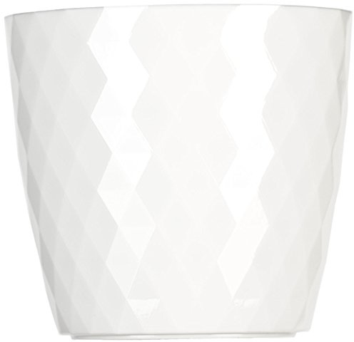 Don-Plast Maceta Dcrl 18 Cristal 180 x 170 mm, blanco, 30 x 18 x 17 cm